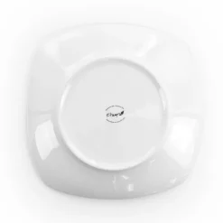 Elama Newman 18 Piece Square Porcelain Dinnerware Set In White -Mikasa Sales 5959412 ALT3