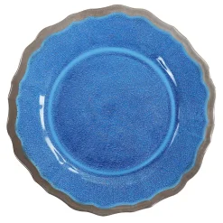 Elama Roma 12 Piece Melamine Dinnerware Set In Blue -Mikasa Sales 5959770 ALT2