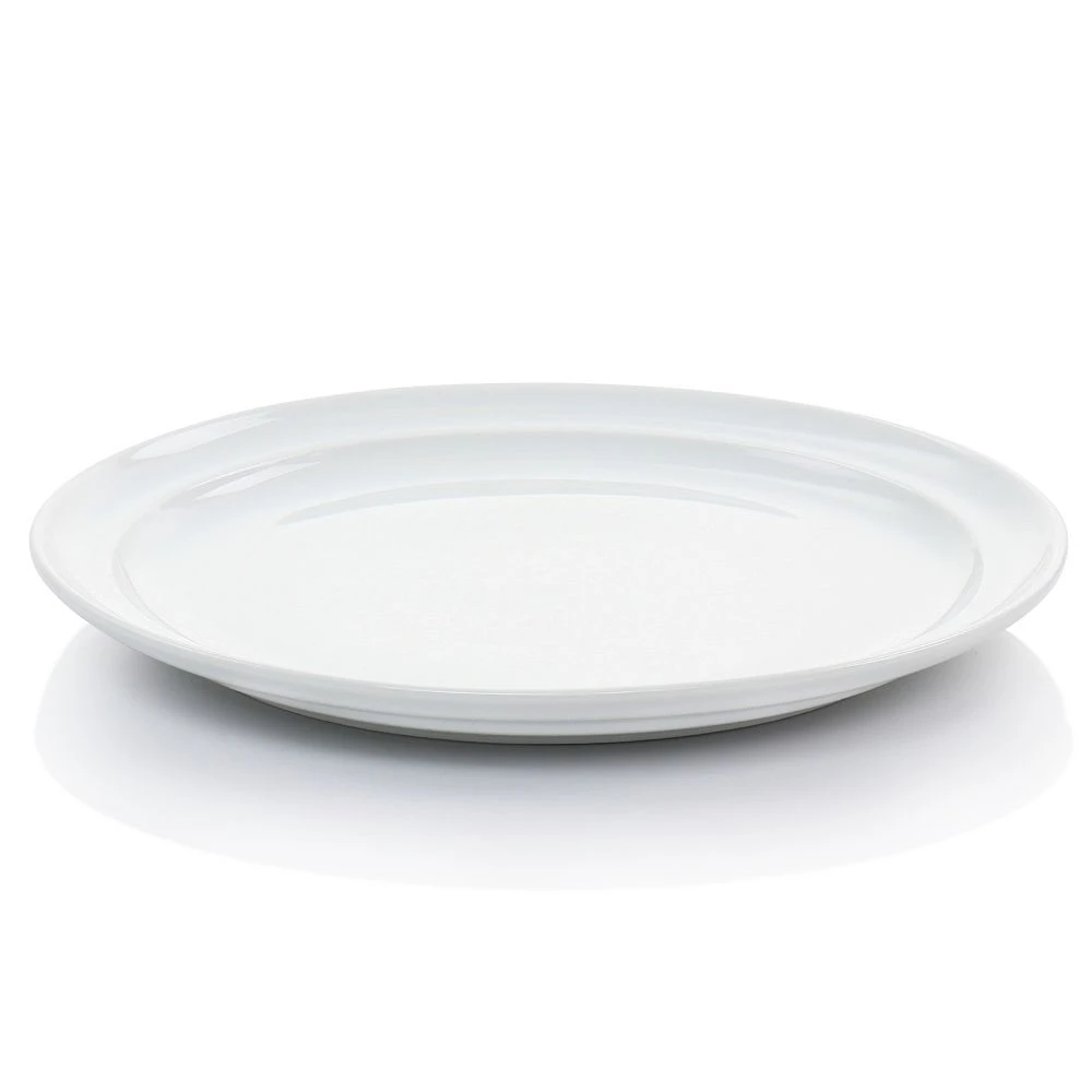 Martha Stewart 12 Piece Fine Ceramic Rimmed Dinnerware Set In White 3 Martha Stewart 12 Piece Fine Ceramic Rimmed Dinnerware Set In White - Image 3