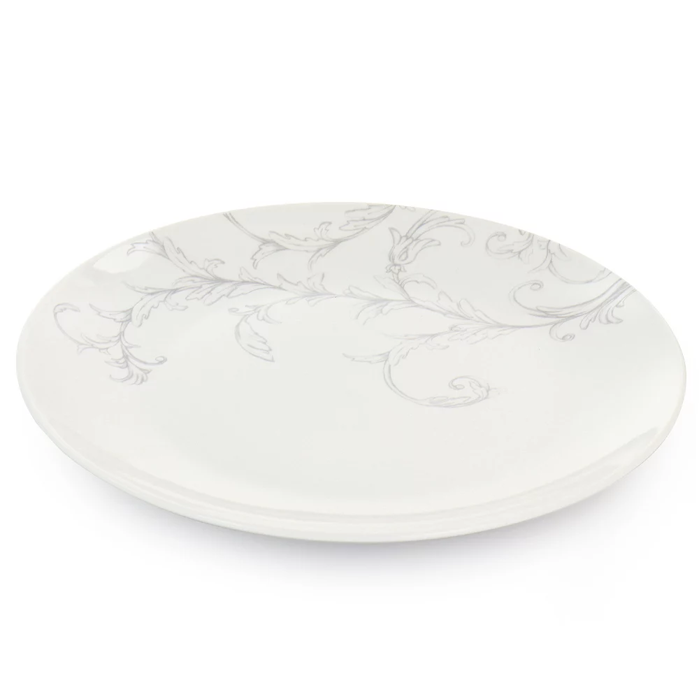 Martha Stewart Gibson Everyday 12 Piece Fine Ceramic Floral Dinnerware Set In White 3 Martha Stewart Gibson Everyday 12 Piece Fine Ceramic Floral Dinnerware Set In White - Image 3