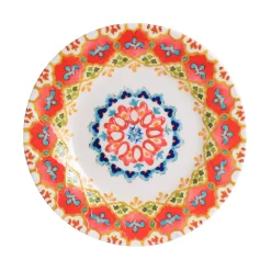 Laurie Gates California Designs Tamayo 12 Piece Melamine Dinnerware Set In Multi-Color -Mikasa Sales 5960729 ALT3