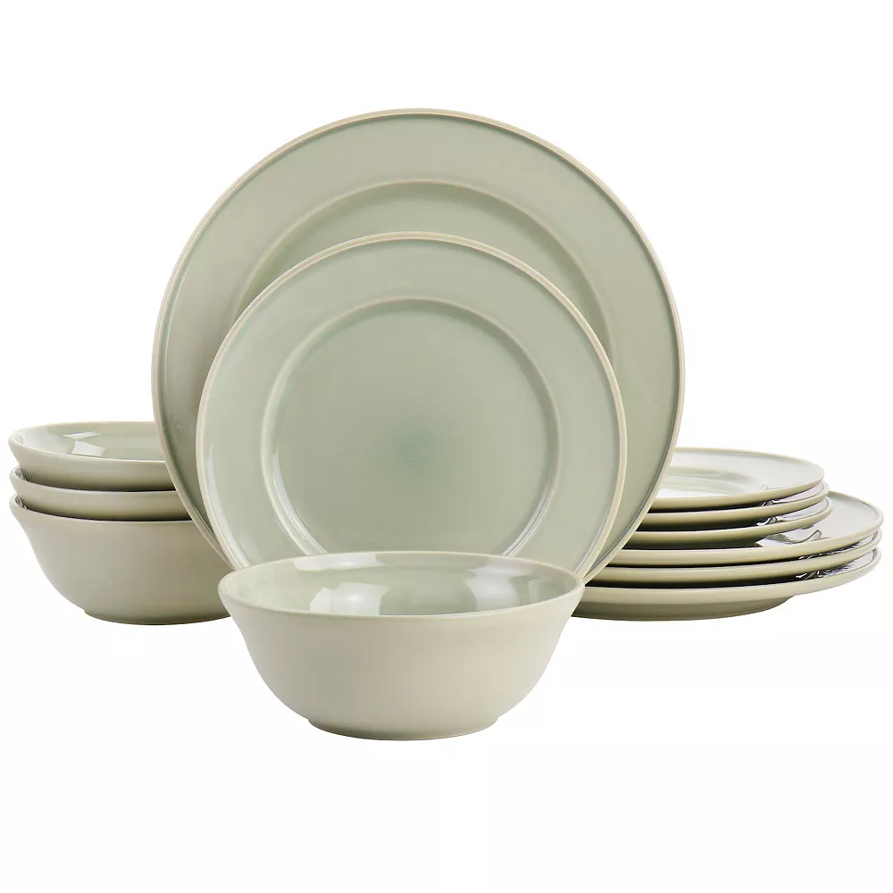 Martha Stewart 12 Piece Reactive Glaze Stoneware Dinnerware Set In Sharkey Grey 1 Martha Stewart 12 Piece Reactive Glaze Stoneware Dinnerware Set In Sharkey Grey