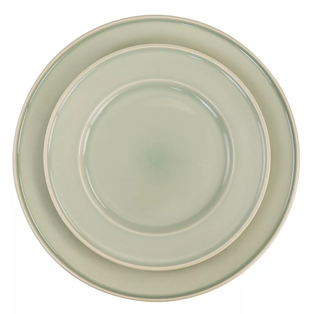 Martha Stewart 12 Piece Reactive Glaze Stoneware Dinnerware Set In Sharkey Grey 4 Martha Stewart 12 Piece Reactive Glaze Stoneware Dinnerware Set In Sharkey Grey - Image 4