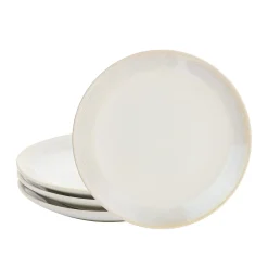 Martha Stewart 12 Piece Round Stoneware Dinnerware Set With Taupe Rim 6 Martha Stewart 12 Piece Round Stoneware Dinnerware Set With Taupe Rim -Mikasa Sales 5960838 ALT2