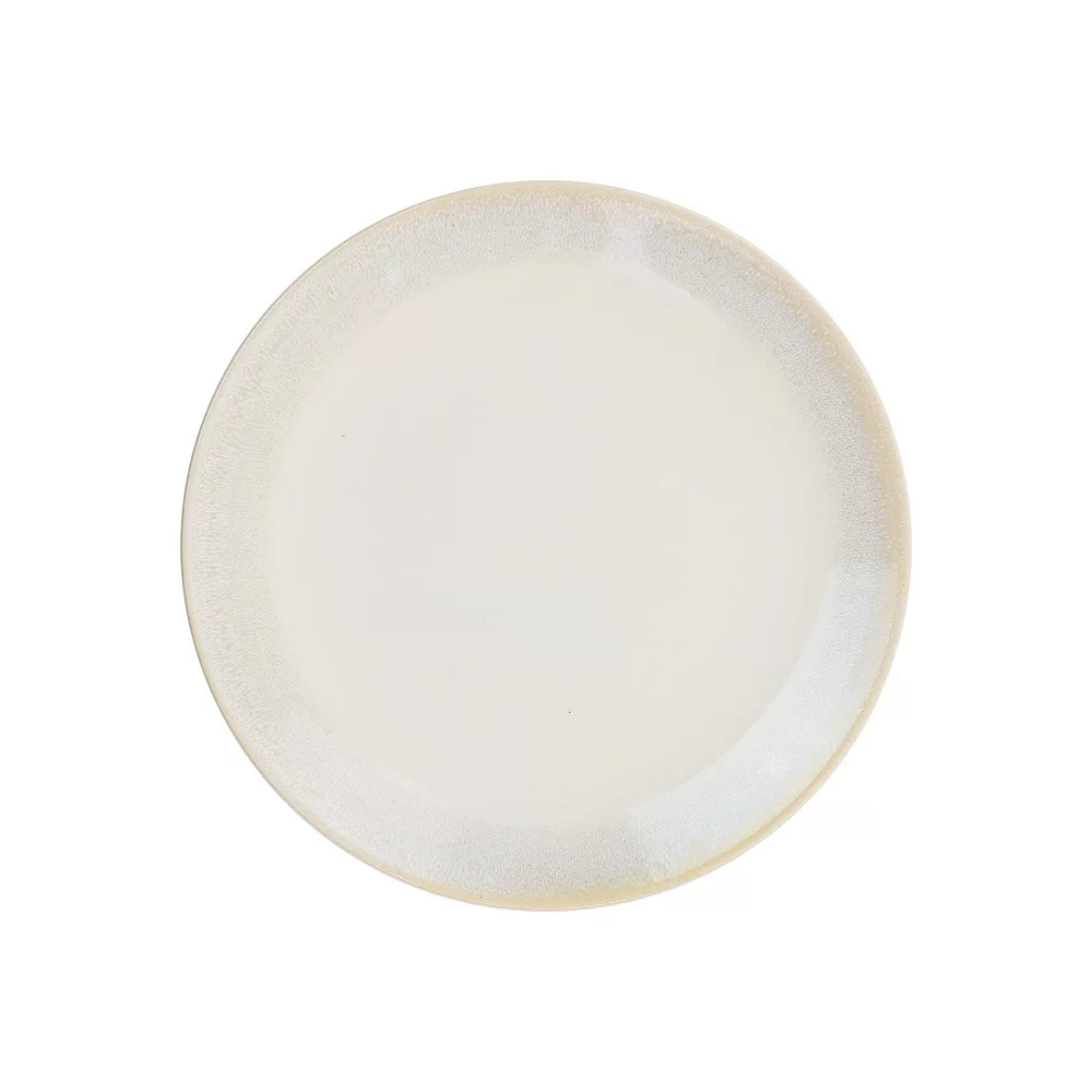 Martha Stewart 12 Piece Round Stoneware Dinnerware Set With Taupe Rim 4 Martha Stewart 12 Piece Round Stoneware Dinnerware Set With Taupe Rim - Image 4