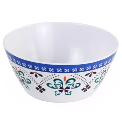 Gibson Everyday Alhambra Blues 12 Piece Melamine Dinnerware Set In Blue And White 7 Gibson Everyday Alhambra Blues 12 Piece Melamine Dinnerware Set In Blue And White -Mikasa Sales 5961068 ALT3