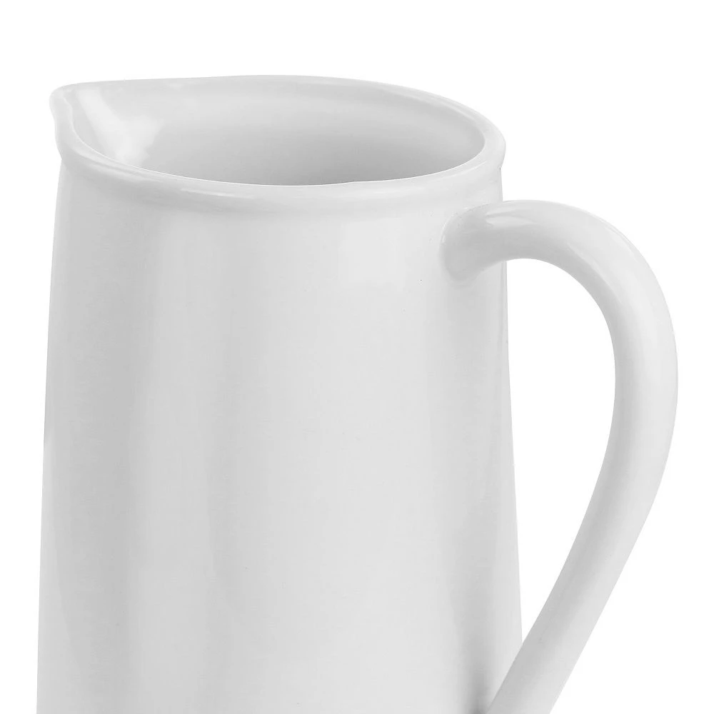 Martha Stewart Gibson Everyday 2.5 Quart Ceramic Pitcher In White 3 Martha Stewart Gibson Everyday 2.5 Quart Ceramic Pitcher In White - Image 3