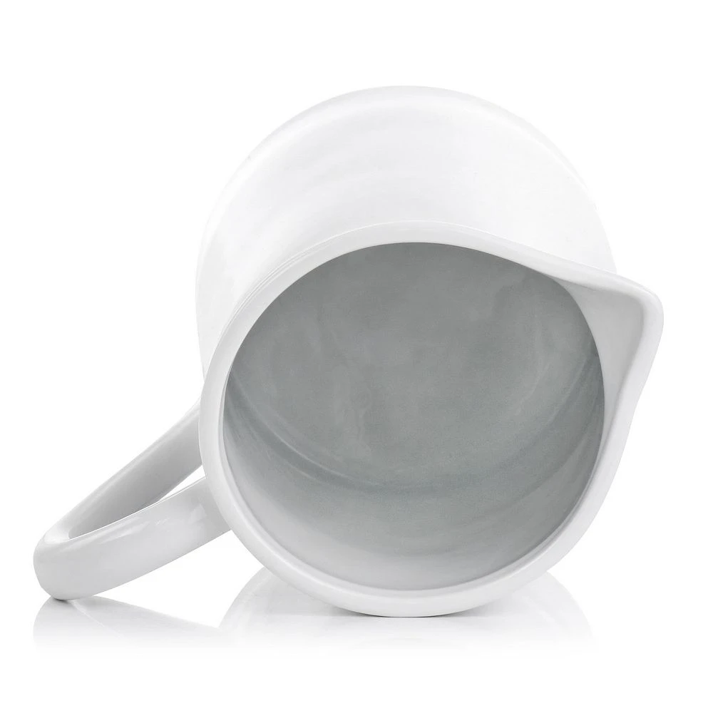 Martha Stewart Gibson Everyday 2.5 Quart Ceramic Pitcher In White 4 Martha Stewart Gibson Everyday 2.5 Quart Ceramic Pitcher In White - Image 4