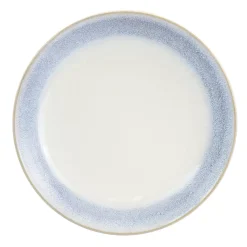 Martha Stewart Gibson Everyday Blue Rim 8.25 Inch 6 Piece Stoneware Salad Plate Set In Blue -Mikasa Sales 5990734 ALT2