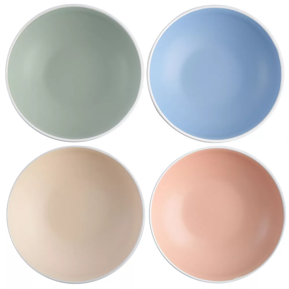 Spice By Tia Mowry Creamy Tahini 4 Piece Round Stoneware Dinner Bowl Set 3 Spice By Tia Mowry Creamy Tahini 4 Piece Round Stoneware Dinner Bowl Set - Image 3