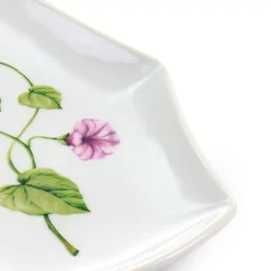 Gibson Home Botanical Garden 6 Piece 9 Inch Fine Ceramic Plate Set In White -Mikasa Sales 6035940 ALT3