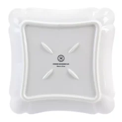 Gibson Home Botanical Garden 6 Piece 8.75 Inch Fine Ceramic Dish Set In White -Mikasa Sales 6036051 ALT2