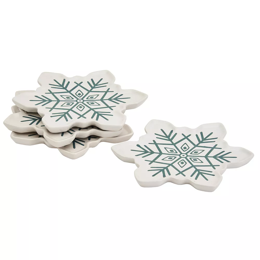 Gallery 4-pc. Winter Forest Appetizer Plate Set 1 Gallery 4-pc. Winter Forest Appetizer Plate Set