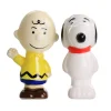 Gibson Home Peanuts Classical Pals Charlie Brown And Snoopy Figurine Salt And Pepper Shaker Set
