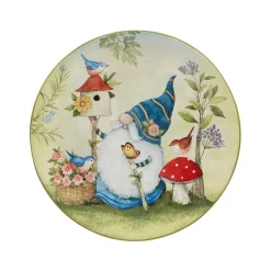 Certified International Garden Gnomes 4-pc. Salad Plate Set -Mikasa Sales 6177430 ALT2
