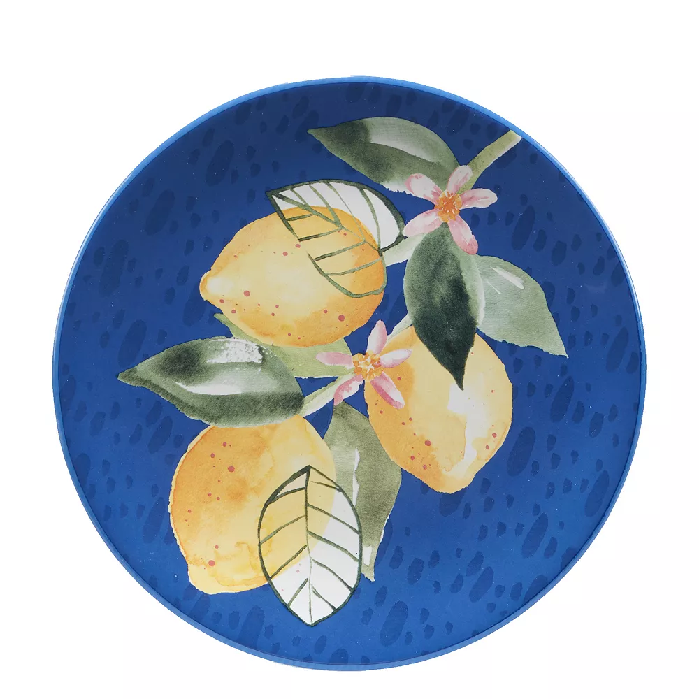 Certified International Lemonade 4-pc. Salad Plate Set 2 Certified International Lemonade 4-pc. Salad Plate Set - Image 2