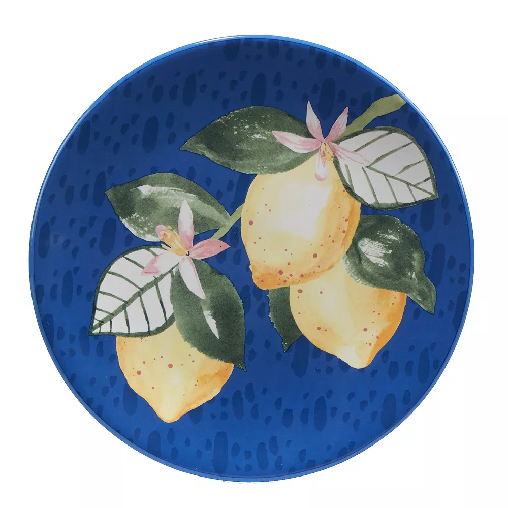 Certified International Lemonade 4-pc. Salad Plate Set 3 Certified International Lemonade 4-pc. Salad Plate Set - Image 3