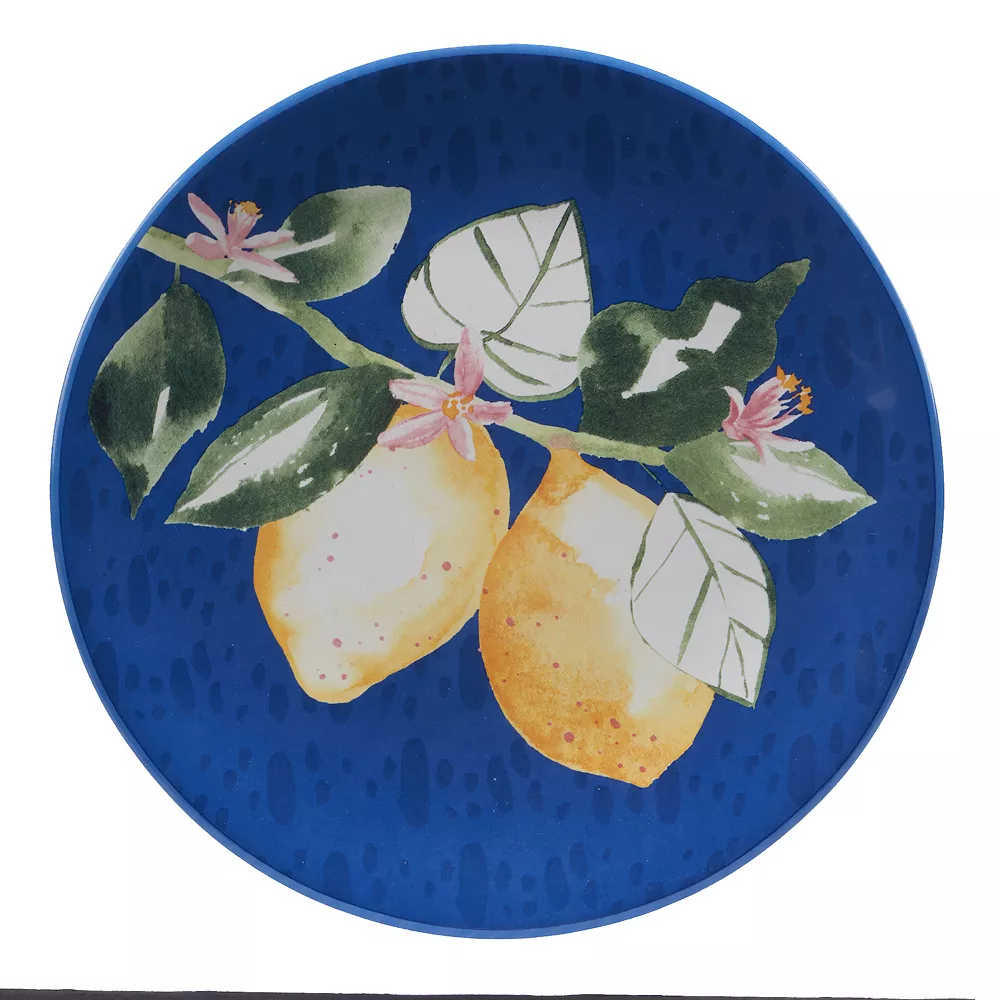 Certified International Lemonade 4-pc. Salad Plate Set 4 Certified International Lemonade 4-pc. Salad Plate Set - Image 4