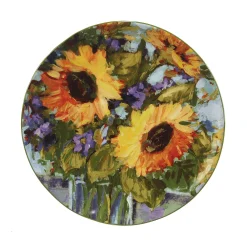 Certified International Sunflower Bouquet 4-pc. Salad Plate Set -Mikasa Sales 6177503 ALT3
