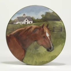 Certified International York Stables 4-pc. Salad Plate Set -Mikasa Sales 6177574 ALT2