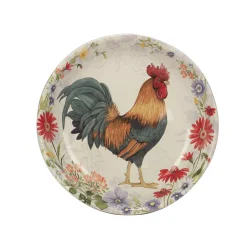 Certified International Floral Rooster 4-pc. Soup / Pasta Bowl Set -Mikasa Sales 6177753 ALT2
