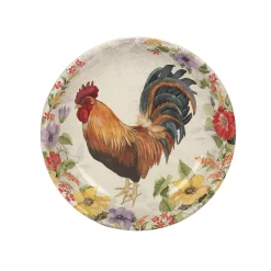 Certified International Floral Rooster 4-pc. Soup / Pasta Bowl Set -Mikasa Sales 6177753 ALT3