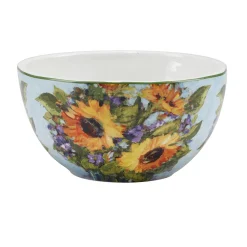 Certified International Sunflower Bouquet 4-pc. Ice Cream Bowl Set -Mikasa Sales 6177764 ALT2
