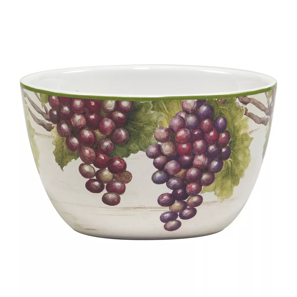Certified International Meadow Brook Vineyard 4-pc. Ice Cream Bowl Set 2 Certified International Meadow Brook Vineyard 4-pc. Ice Cream Bowl Set - Image 2