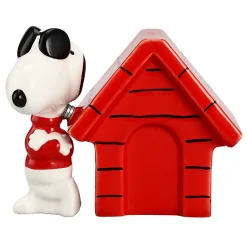Licensed Brand Peanuts Snoopy & Dog House Salt & Pepper Shaker Set