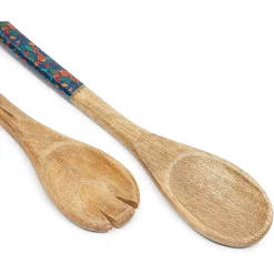 Farmlyn Creek Floral Salad Serving Set, Wooden Kitchen Utensils (2 Pieces) 7 Farmlyn Creek Floral Salad Serving Set, Wooden Kitchen Utensils (2 Pieces) -Mikasa Sales 6287549 ALT3